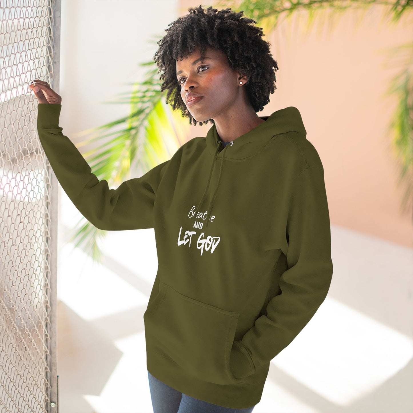 Breathe and Let God Hoodie