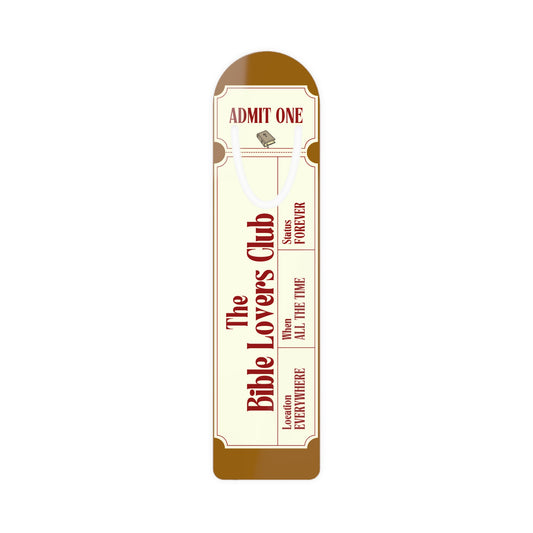 Metal Bookmark – Vintage Ticket Style