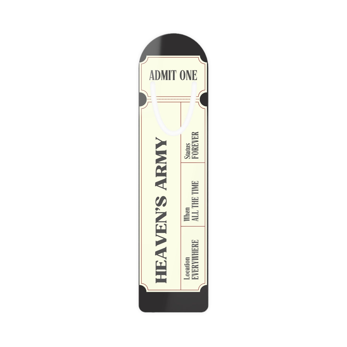 Heaven's Army Vintage Ticket