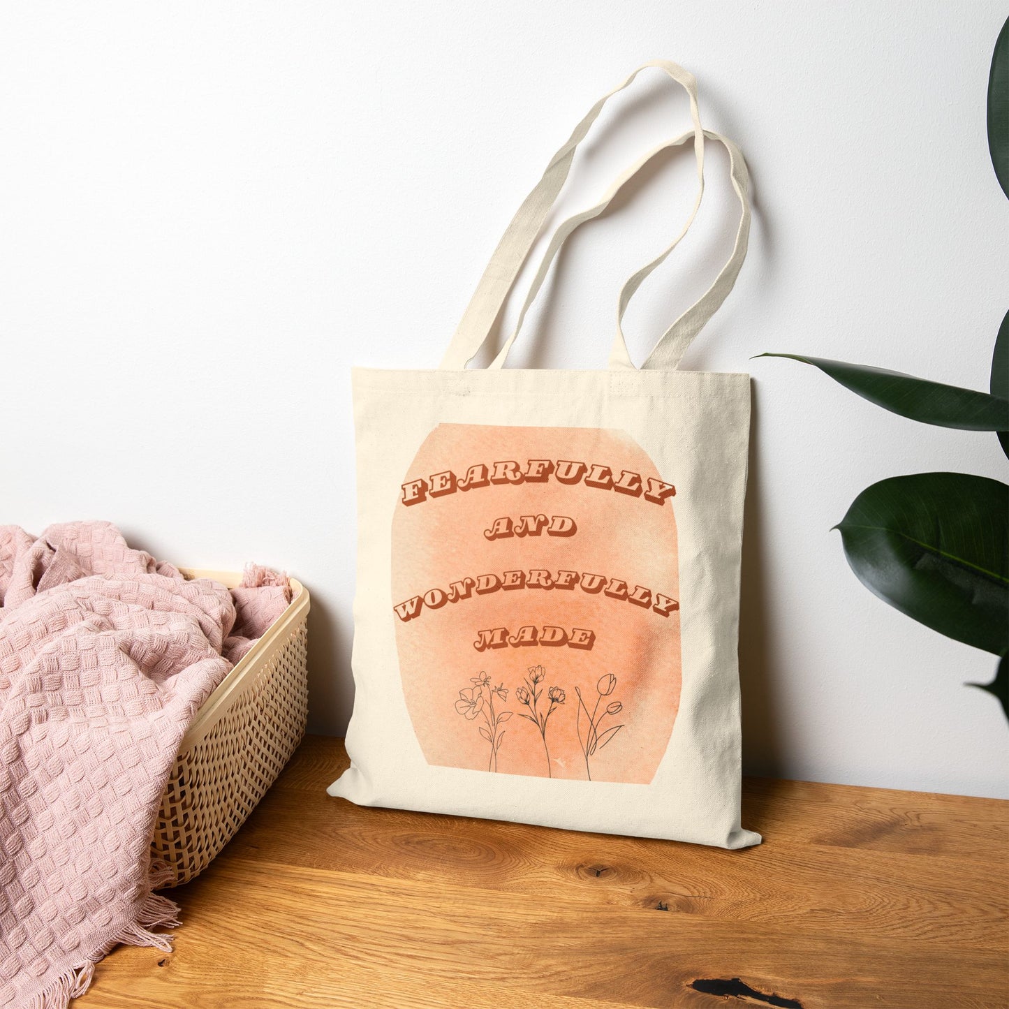 Fearfully and Wonderfully Made Tote Bag
