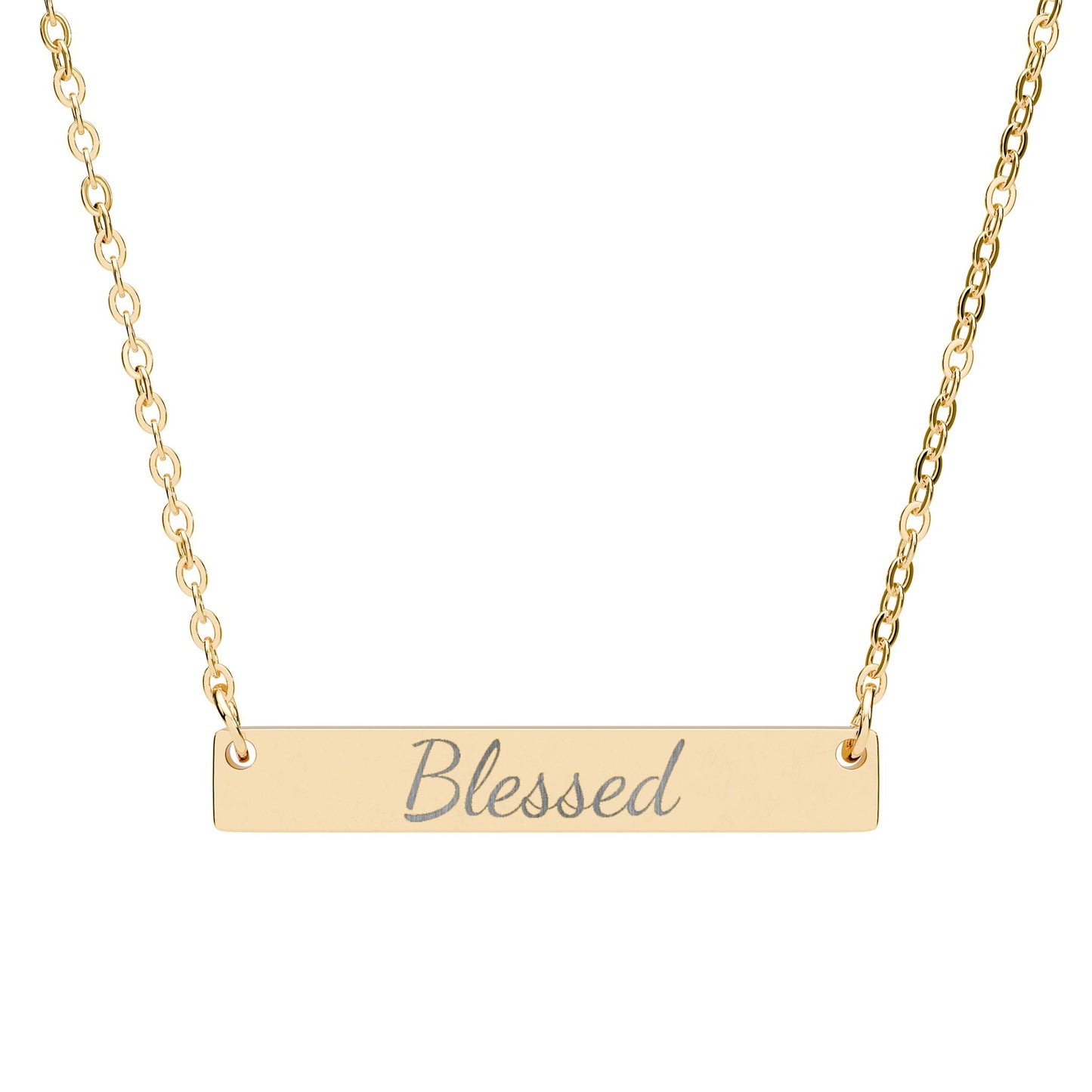 Blessed Bar Necklace