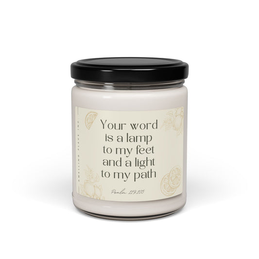 Your Word is a Lamp - Soy Candle