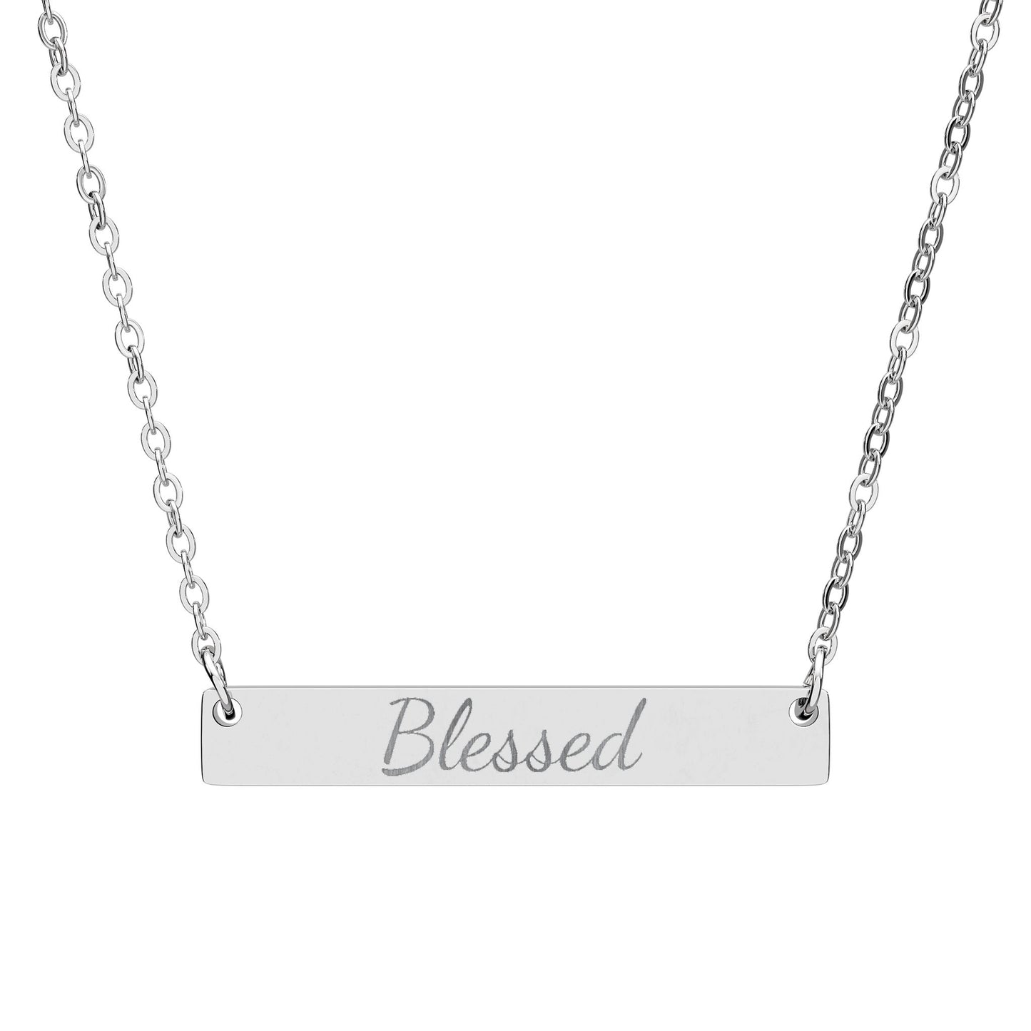 Blessed Bar Necklace