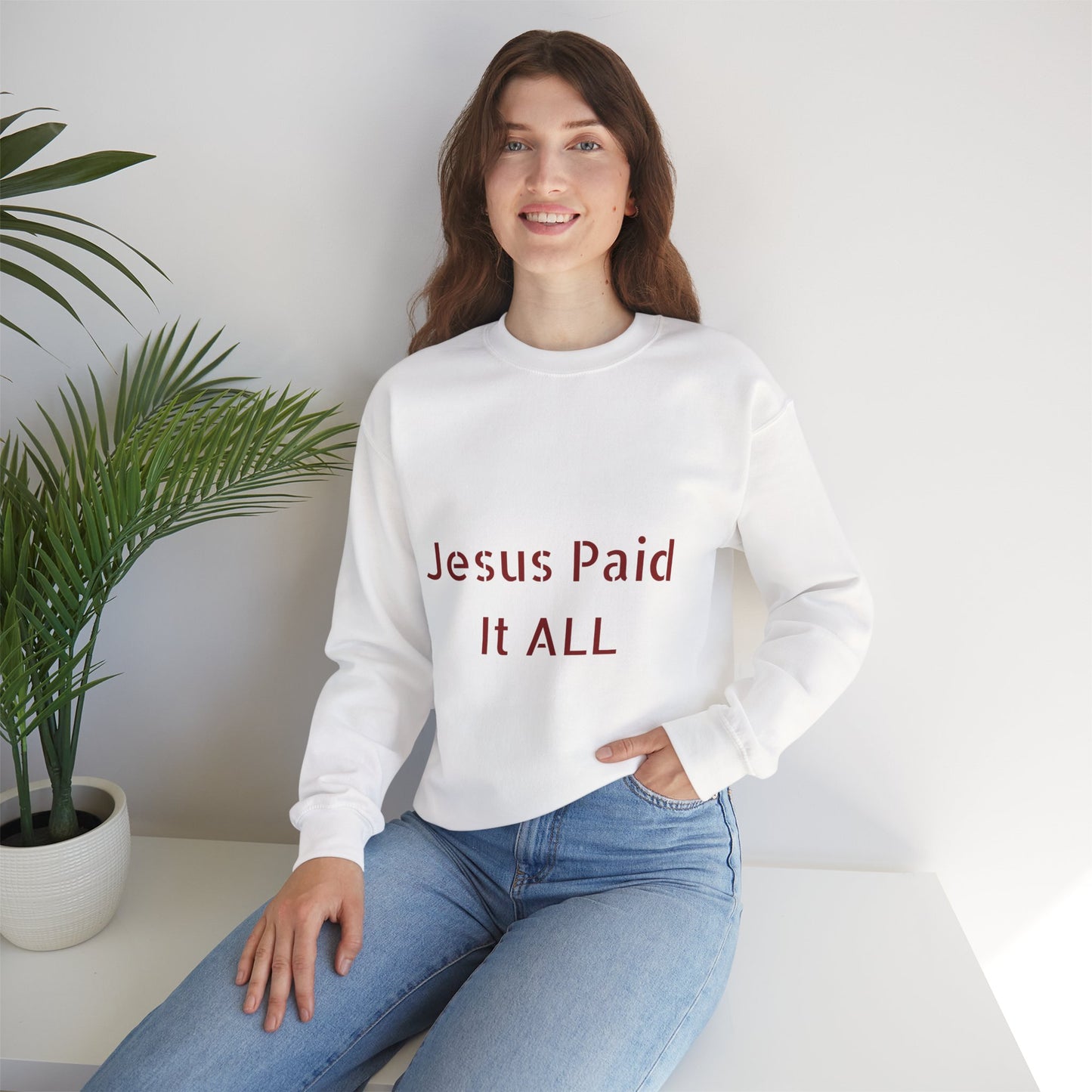 Jesus Paid It ALL Crewneck Sweatshirt